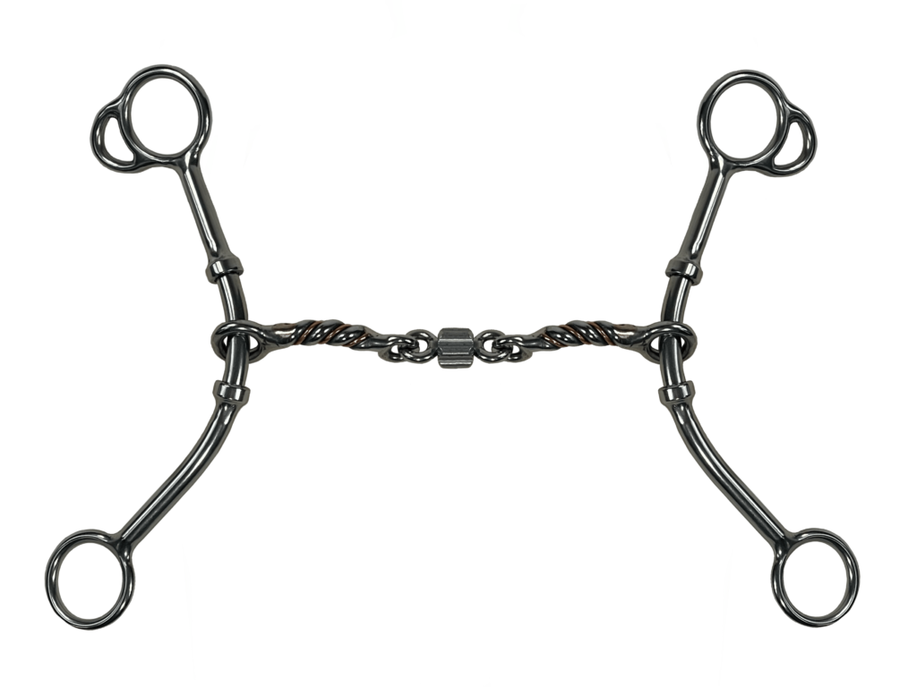 3S03 Custom Elliott Bit 07 Mouthpiece 7 3/4” shank 3S Custom Equine