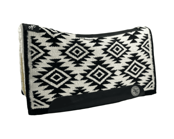 The Alltimate Show Pad - 32x38x5/8 - Element 100% Virgin Wool Base + Wool Fleece - Blanket top "Pattie" Roper/Cutter size