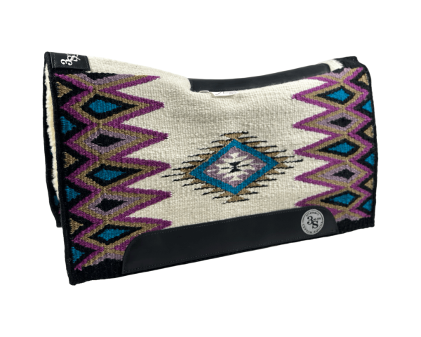 The Alltimate Show Pad – 30x34x5/8 – Element 100% Virgin Wool Base + Wool Fleece – Blanket top “Nadine”