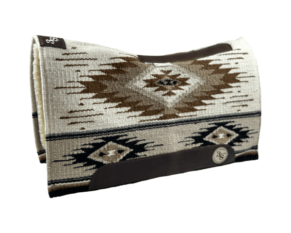 The Alltimate Show Pad – 30x34x5/8 – Element 100% Virgin Wool Base + Wool Fleece – Blanket top “Bobbie Kay”