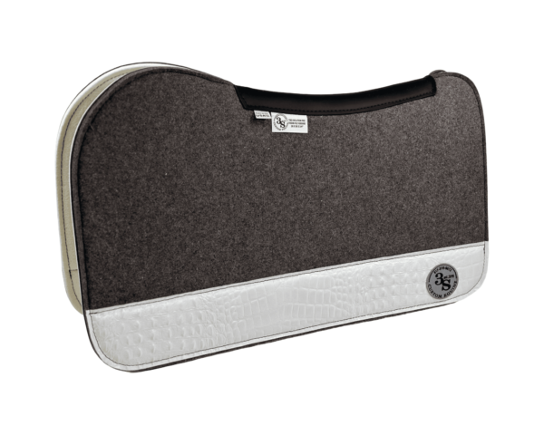 Evolution Pad – 28x30x3/4″ Fusion Felt REBOUND – #41 4″ Full Wear – Black Spine leather