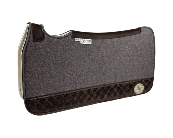 Tradition *HP* Pad – 30x30x3/4″ Fusion Felt REBOUND – #11 4″ Full Wear – Brown Spine leather