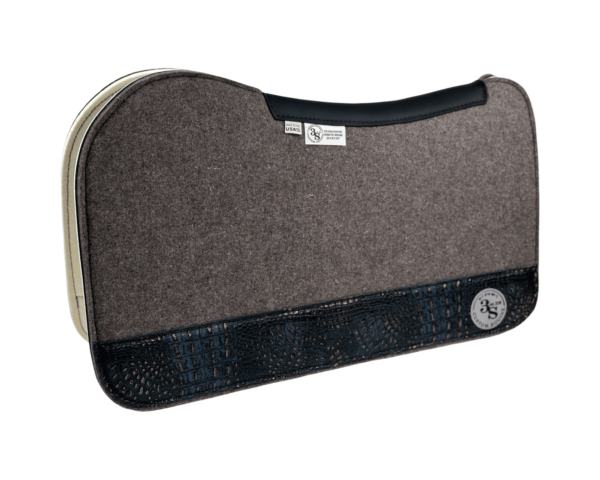Evolution Pad – 28x30x3/4″ Fusion Felt REBOUND – #28 4″ Full Wear – Black Spine leather