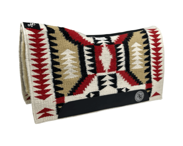 The Alltimate Show Pad - 30x34x5/8 - Element 100% Virgin Wool Base + Wool Fleece - Blanket top "Nicole A"