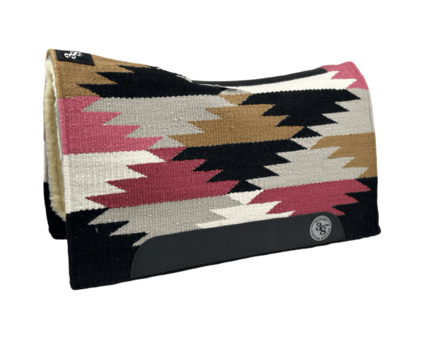 The Alltimate Show Pad - 30x34x5/8 - Element 100% Virgin Wool Base + Wool Fleece - Blanket top "Ruth Sweet"