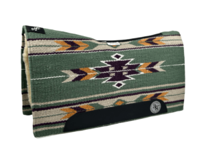 The Alltimate Show Pad - 30x34x5/8 - Element 100% Virgin Wool Base + Wool Fleece - Blanket top "Cheyenne"
