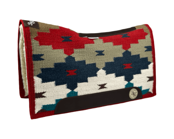 The Alltimate Show Pad - 30x34x5/8 - Element 100% Virgin Wool Base + Wool Fleece - Blanket top "Kristen"