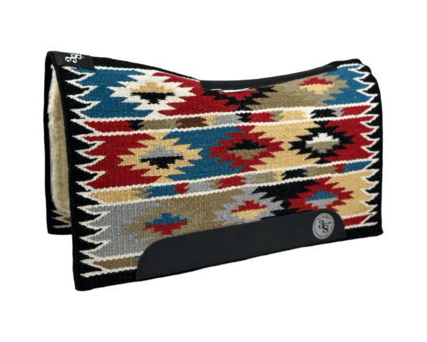 The Alltimate Show Pad - 30x34x5/8 - Element 100% Virgin Wool Base + Wool Fleece - Blanket top "Bella"