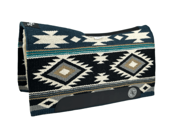 The Alltimate Show Pad - 30x34x5/8 - Element 100% Virgin Wool Base + Wool Fleece - Blanket top "Lizzy"