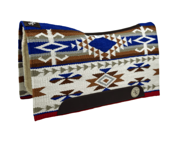 The Alltimate Show Pad - 30x34x5/8 - Element 100% Virgin Wool Base + Wool Fleece - Blanket top "Carol Rose"