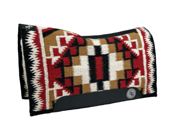 The Alltimate Show Pad - 30x34x5/8 - Element 100% Virgin Wool Base + Wool Fleece - Blanket top "Shelia"