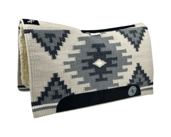 The Alltimate Show Pad - 30x34x5/8 - Element 100% Virgin Wool Base + Wool Fleece - Blanket top "Nicole R"