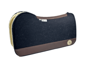 Evolution Pad – 30x30x3/4″ Element Wool – Licorice Fuzzy Jane – Brown wear leather