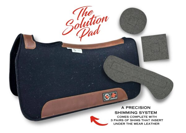 The Solution Pad – Tradition *HP* – 28x30x3/4” – Licorice – Brown Wear Leather – Complete with 3 Pairs of 1/4” shims