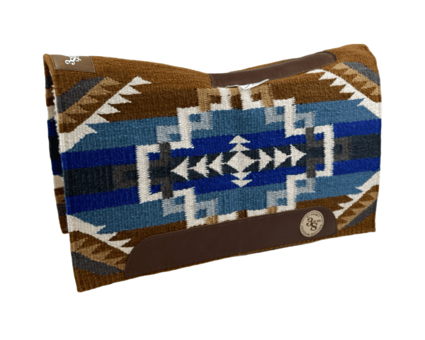 The Alltimate Show Pad - 28x32x5/8 - Element 100% Virgin Wool Base + Wool Fleece -Blanket top "Ashley" - SHORT size