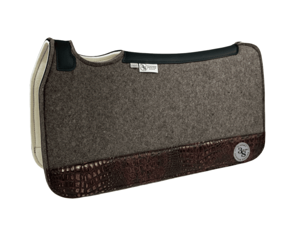 Tradition *HP* Pad – 30x30x3/4″ Fusion Felt REBOUND – #27 4″ Full Wear – Black Spine leather