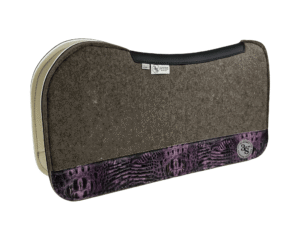 Evolution Pad – 30x30x3/4″ Fusion Felt REBOUND – #47 4″ Full Wear – Black Spine leather