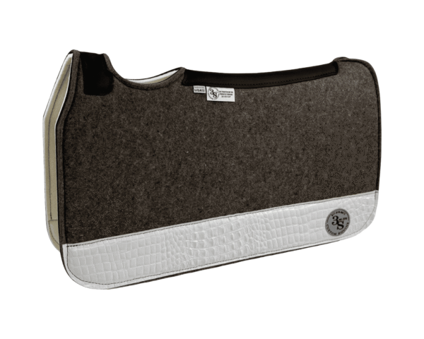 Tradition *HP* Pad – 28x30x3/4″ Fusion Felt REBOUND – #41 4″ Full Wear – Black Spine leather