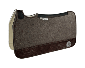 Tradition *HP* Pad – 28x30x3/4″ Fusion Felt REBOUND – #27 4″ Full Wear – Black Spine leather