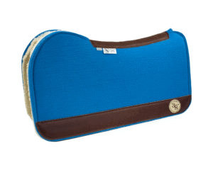 Evolution Pad – 30x30x3/4″ Element Wool – Malibu FUZZY Jane – Brown wear leather