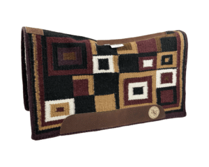 The Alltimate Show Pad – 30x34x5/8 – Element 100% Virgin Wool Base + Wool Fleece – Blanket top “Miss Becky”