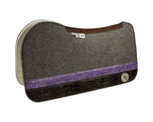 Evolution Pad – 30x30x3/4″ Fusion Felt – Steel Strip Duo #12/16 – Brown wear leather