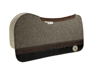 Evolution Pad – 30x30x3/4″ Fusion Felt – Steel Strip Duo #21/33 – Brown wear leather