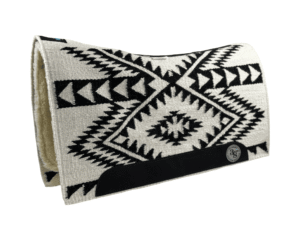 The Alltimate Show Pad – 32x36x5/8 – Element 100% Virgin Wool Base + Wool Fleece – Blanket top “Tonali 023” Roper/Cutter size