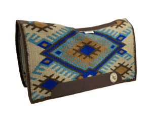 The Alltimate Show Pad – 28x32x5/8 – Element 100% Virgin Wool Base – Blanket top “Tonali 004” – SHORT size