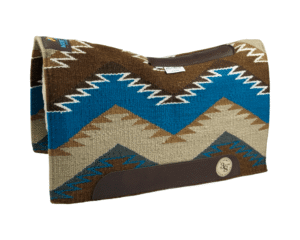 The Alltimate Show Pad – 28x32x5/8 – Element 100% Virgin Wool Base + Wool Fleece – Blanket top “Tonali 005” – SHORT size