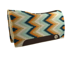 The Alltimate Show Pad – 32x36x5/8 – Element 100% Virgin Wool Base + Wool Fleece – Blanket top “Tonali 011” Roper/Cutter size