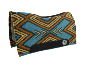 The Alltimate Show Pad – 28x32x5/8 – Element 100% Virgin Wool Base – Blanket top “Tonali 028” – SHORT size