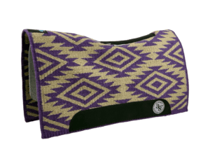 The Alltimate Show Pad – 28x32x5/8 – Element 100% Virgin Wool Base – Blanket top “Tonali 014” – SHORT size