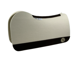 Evolution Pad – 30x30x3/4″ Absolute Wool – Cloud Plain Jane - Brown Wear Leather