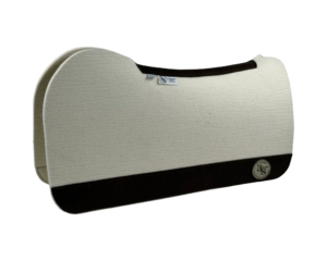 Evolution Pad – 30x30x1/2″ Absolute Wool – Cloud Plain Jane - Brown Wear Leather