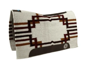 The Alltimate Show Pad – 28x32x5/8 – Element 100% Virgin Wool Base – Blanket top “Lines of the Land 008”