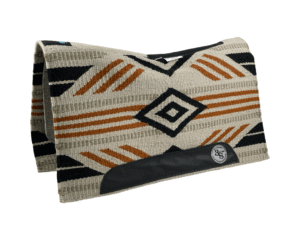 The Alltimate Show Pad – 28x32x5/8 – Element 100% Virgin Wool Base – Blanket top “Lines of the Land 011”