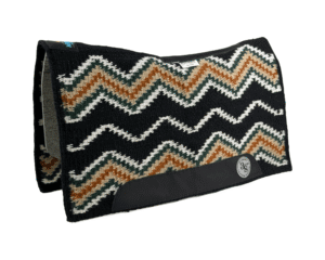 The Alltimate Show Pad – 28x32x5/8 – Element 100% Virgin Wool Base – Blanket top “Lines of the Land 006”