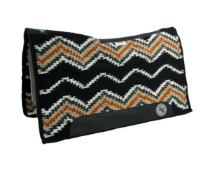 The Alltimate Show Pad – 30x34x5/8 – Element 100% Virgin Wool Base – Blanket top “Lines of the Land 006”
