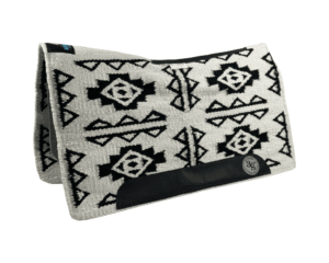 The Alltimate Show Pad – 30x34x5/8 – Element 100% Virgin Wool Base – Blanket top “Lines of the Land 002”
