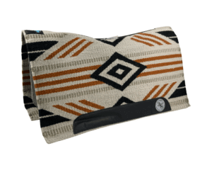 The Alltimate Show Pad – 30x34x5/8 – Element 100% Virgin Wool Base – Blanket top “Lines of the Land 011”