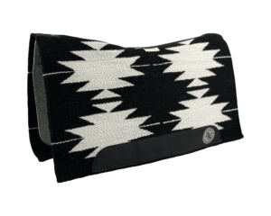 The Alltimate Show Pad – 30x34x5/8 – Element 100% Virgin Wool Base – Blanket top “Lines of the Land 005”