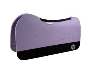 Evolution Pad – 30x30x3/4″ Element Wool – Red Hot Lavender – Plain Jane – Black Wear Leather
