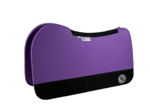 Evolution Pad – 28x30x3/4″ Element Wool – Pop~Tart Purple – Plain Jane – Black Wear Leather
