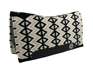 The Alltimate Show Pad – 30x34x5/8 – Element 100% Virgin Wool Base – Blanket top “Lines of the Land 023”