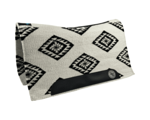The Alltimate Show Pad – 30x34x5/8 – Element 100% Virgin Wool Base – Blanket top “Lines of the Land 026”