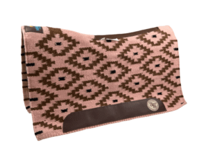 The Alltimate Show Pad – 30x34x5/8 – Element 100% Virgin Wool Base – Blanket top “Lines of the Land 016”